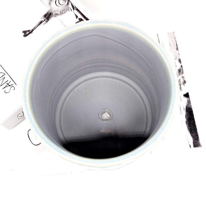 School of Fish Blue Ceramic Planter Pot_j