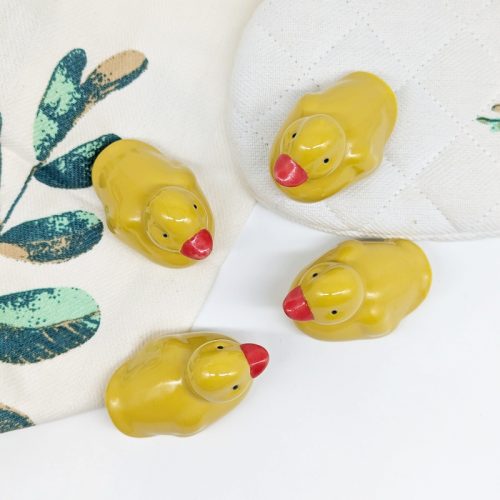 Set of 4 Ceramic Floating Duck Ornament