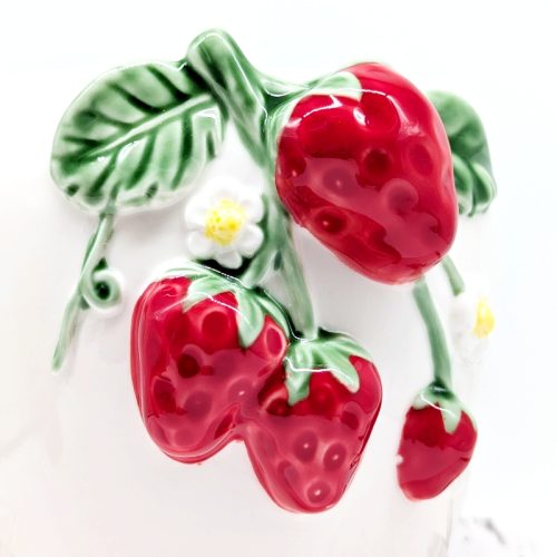 Strawberry Bunch Ceramic Planter Pot