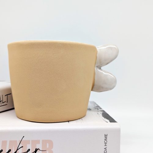 Sandy Dragonfly Ceramic Planter Pot