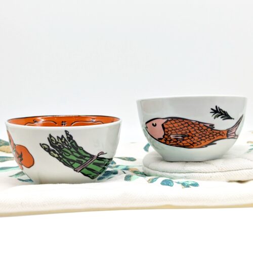 Veggie Fish Ceramic Bowl