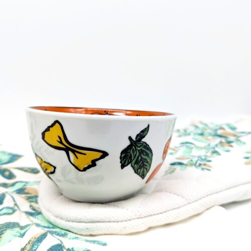 Veggie Fish Ceramic Bowl
