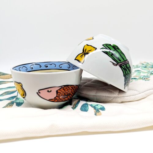Veggie Fish Ceramic Bowl