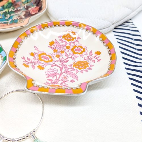 Sunny Flowers Ceramic Trinket Dish