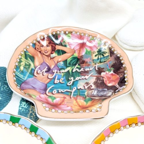Hollywood Girl Ceramic Trinket Dish