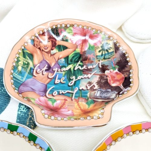 Hollywood Girl Ceramic Trinket Dish