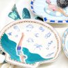 Diving Coastal Ceramic Trinket Dish