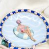 Floating Pool Girl Ceramic Trinket Dish