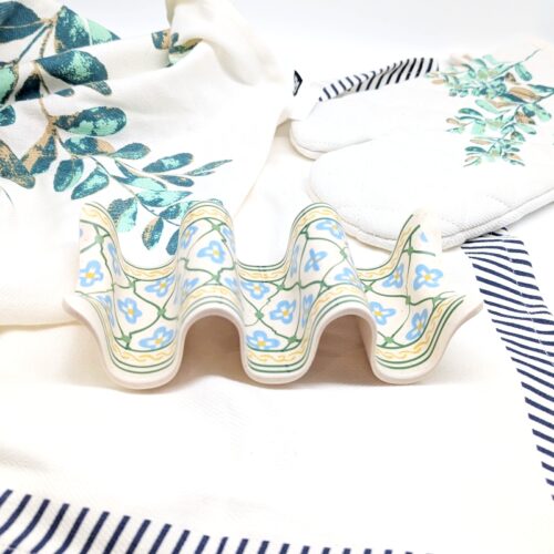 Green Blue Taco Snack Holder