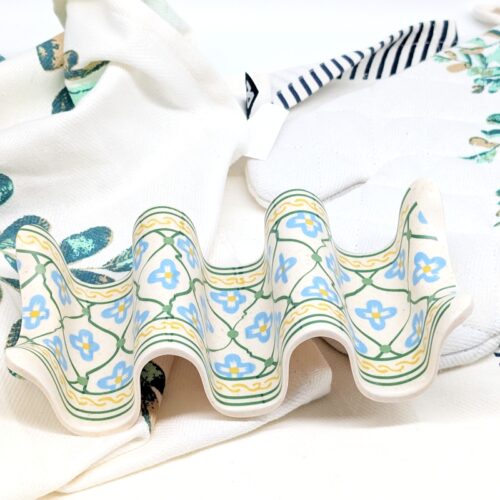 Green Blue Taco Snack Holder