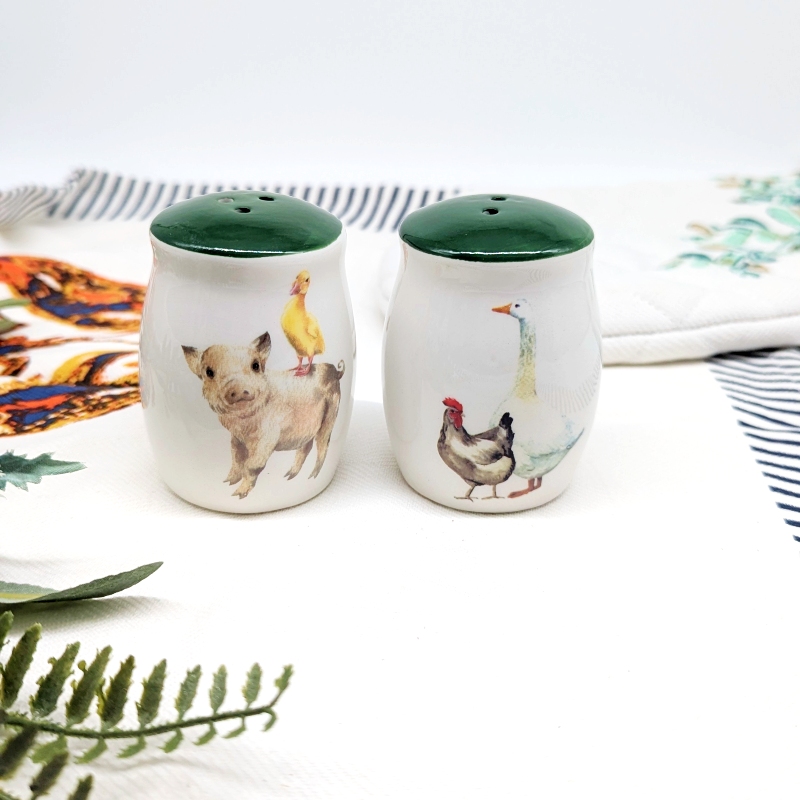 PXL_20251105_023027386 Country Animals Salt Pepper Shaker Set