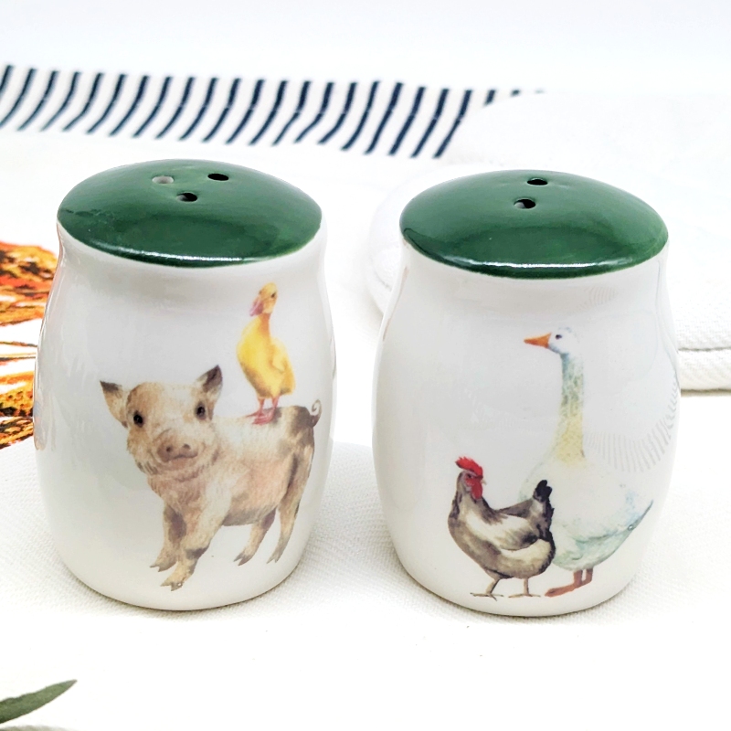 PXL_20251105_023041200 Country Animals Salt Pepper Shaker Set