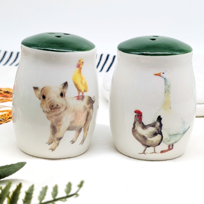 PXL_20251105_023043117 Country Animals Salt Pepper Shaker Set