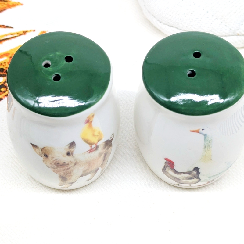 PXL_20251105_023045265 Country Animals Salt Pepper Shaker Set