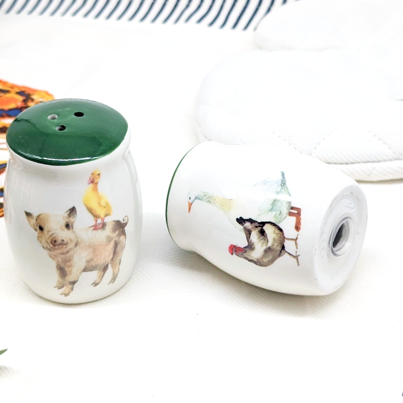 PXL_20251105_023100167 Country Animals Salt Pepper Shaker Set