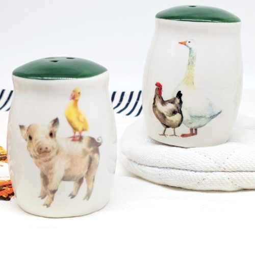 Country Animals Salt Pepper Shaker Set