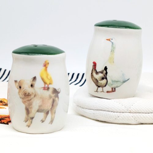 Country Animals Salt Pepper Shaker Set