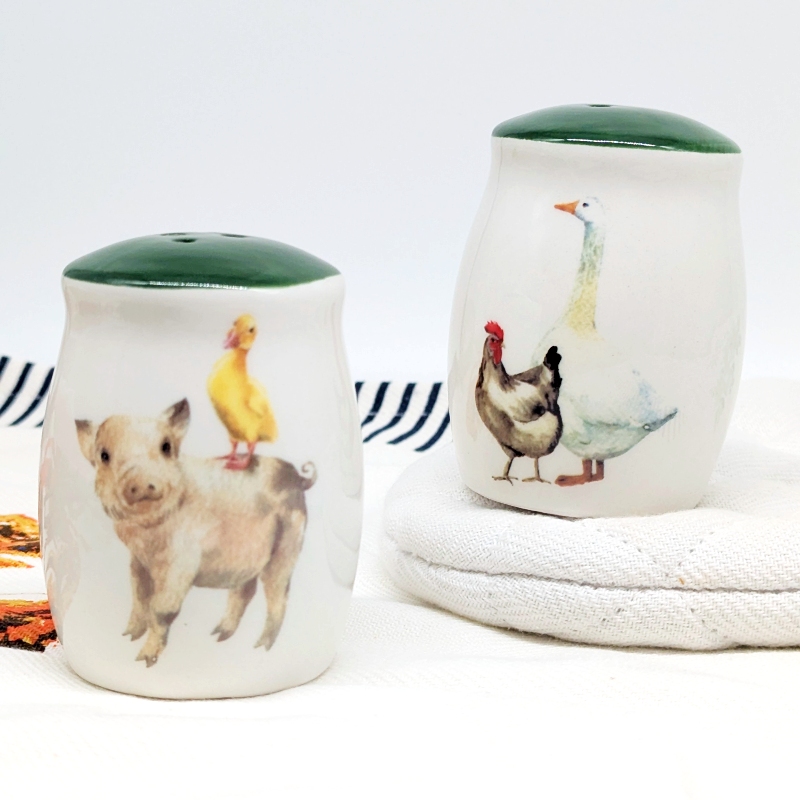 PXL_20251105_023118122 Country Animals Salt Pepper Shaker Set