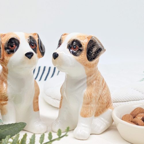 Jack Russell Terrier Dog Salt Pepper Shaker Set