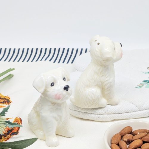 West Highland White Terrier Dog Salt Pepper Shaker Set