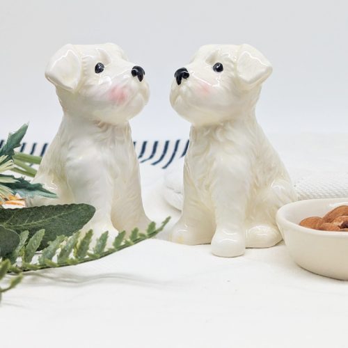 West Highland White Terrier Dog Salt Pepper Shaker Set