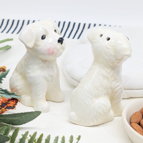 West Highland White Terrier Dog Salt Pepper Shaker Set