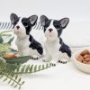 Ceramic French Bulldog Salt Pepper Shaker Set