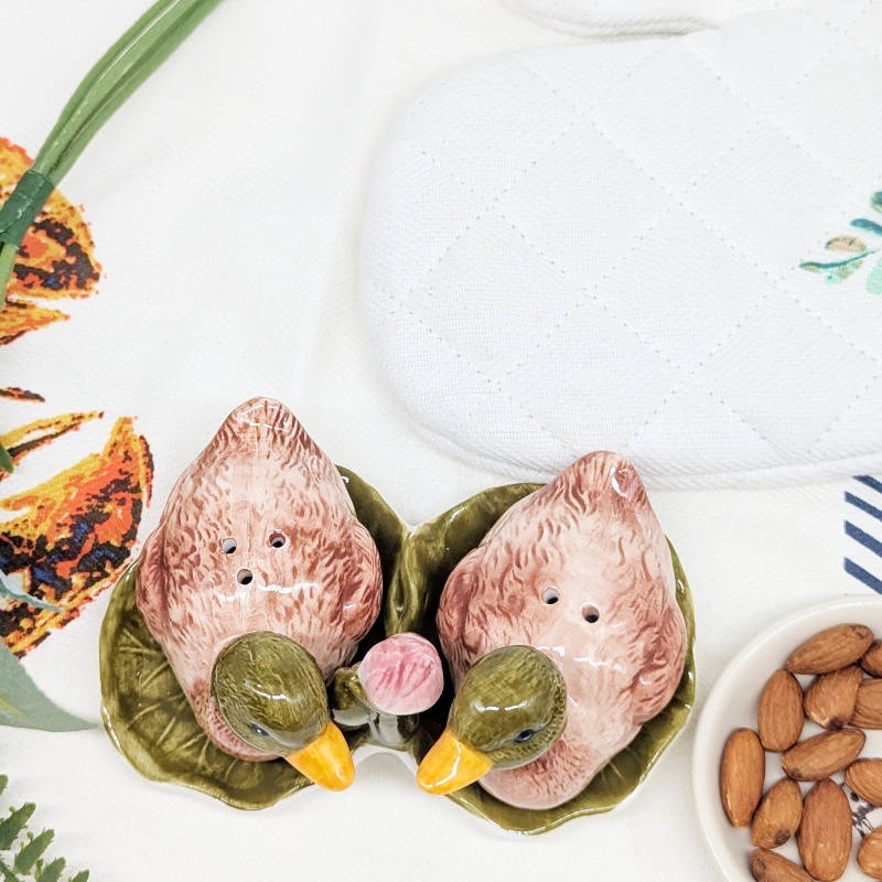 PXL_20251105_031149033 Duck Salt Pepper Shaker Set