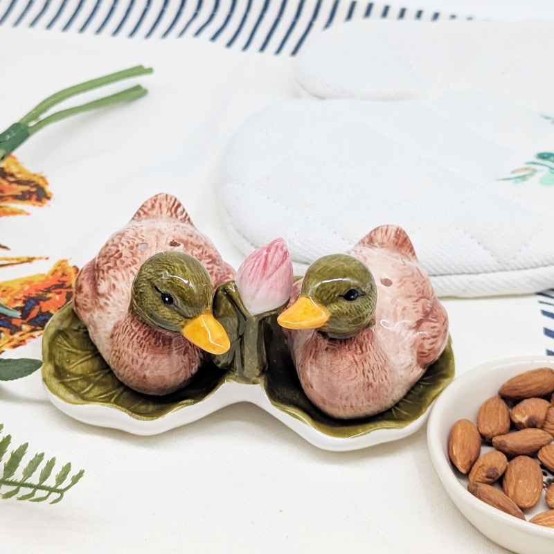 PXL_20251105_031154898 Duck Salt Pepper Shaker Set