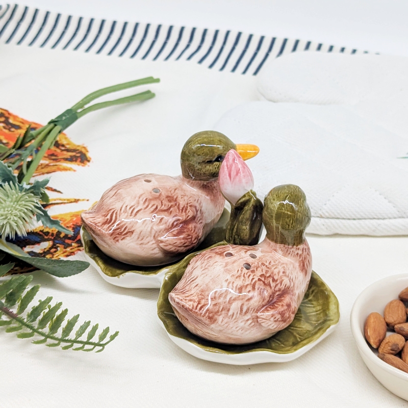 PXL_20251105_031205057 Duck Salt Pepper Shaker Set