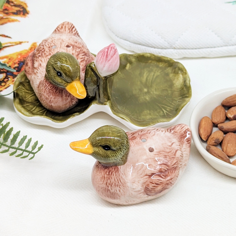 PXL_20251105_031220857 Duck Salt Pepper Shaker Set