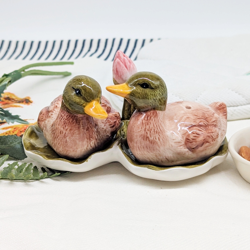 PXL_20251105_031301059 Duck Salt Pepper Shaker Set