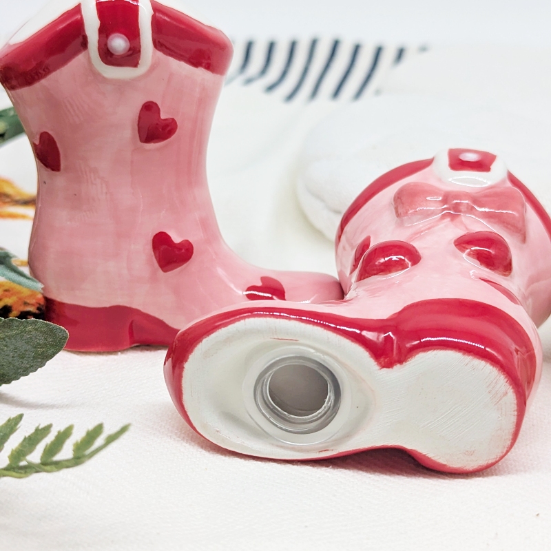 PXL_20251105_031834912 Fruity Boot Salt Pepper Shaker Set