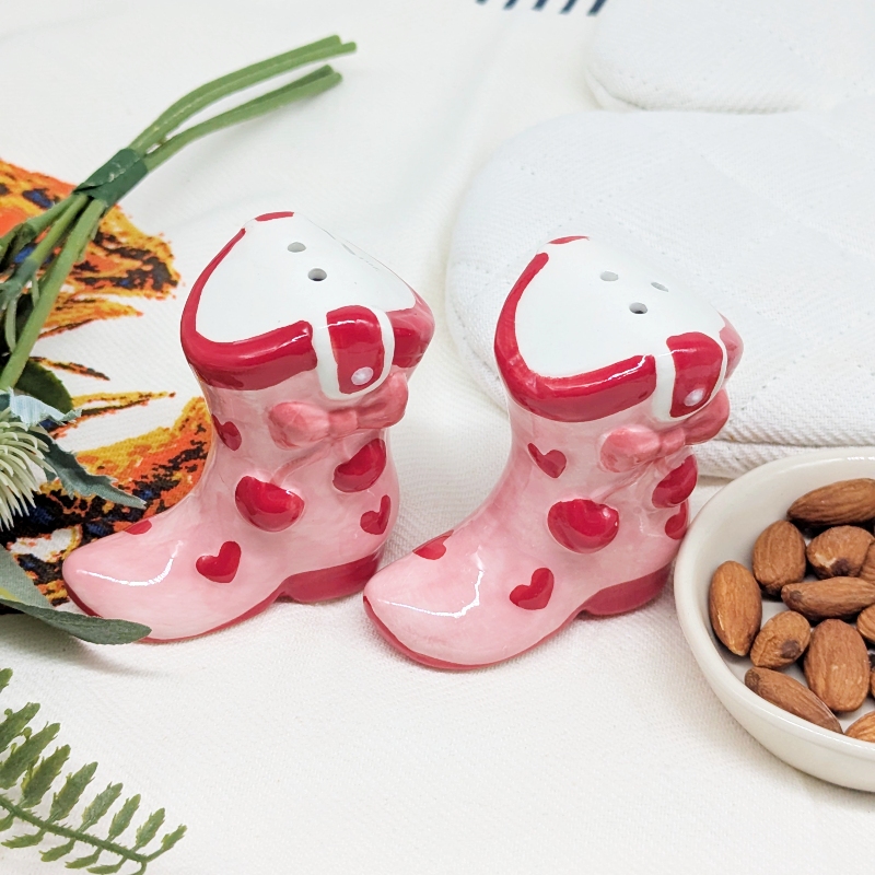 PXL_20251105_031854117 Fruity Boot Salt Pepper Shaker Set