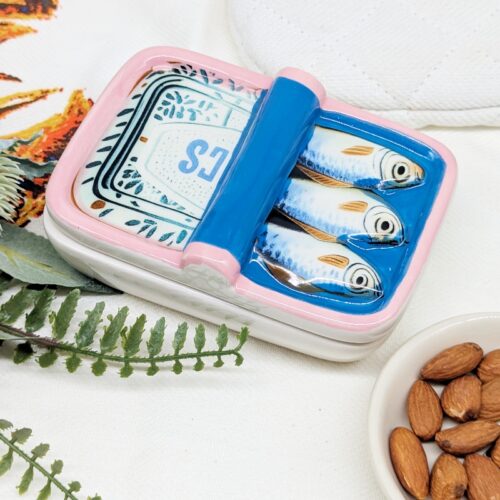 Sardines Ceramic Trinket Dish