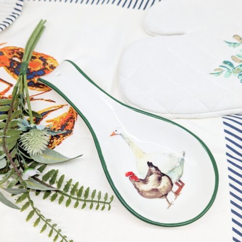 Farm Animals Ceramic Spoon Rest