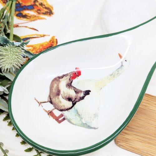 Farm Animals Ceramic Spoon Rest