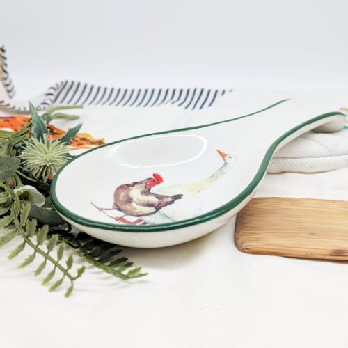 Farm Animals Ceramic Spoon Rest