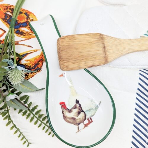 Farm Animals Ceramic Spoon Rest