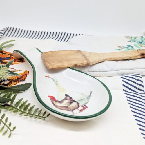 Farm Animals Ceramic Spoon Rest