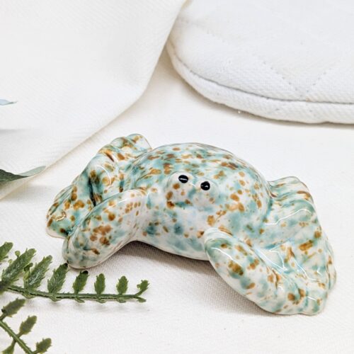 Green Ceramic Crab Ornament