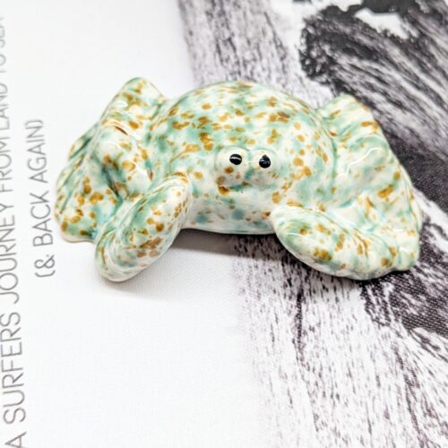 Green Ceramic Crab Ornament