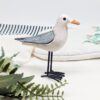 Standing Seagull Bird Ornament