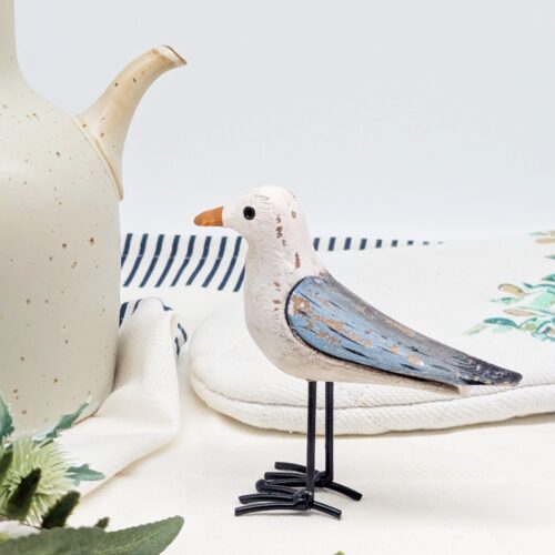 Standing Seagull Bird Ornament