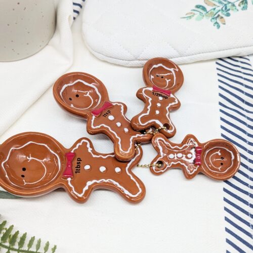 Gingerbread Man Measuring Spoons 4 Piece Set