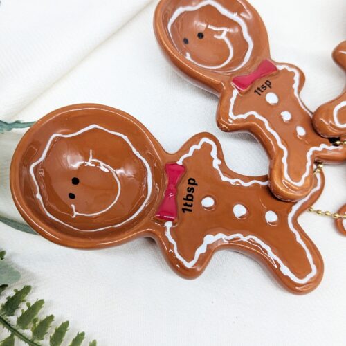 Gingerbread Man Measuring Spoons 4 Piece Set