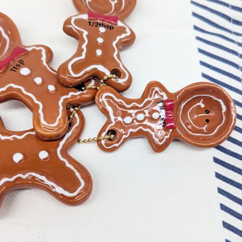 Gingerbread Man Measuring Spoons 4 Piece Set