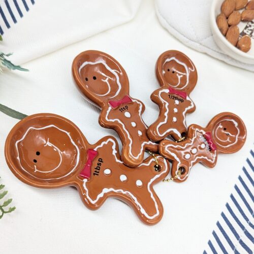 Gingerbread Man Measuring Spoons 4 Piece Set