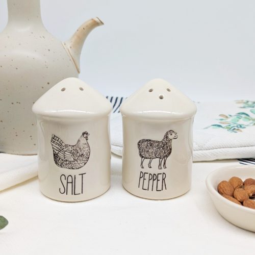 Farm Animals Salt Pepper Shaker Set