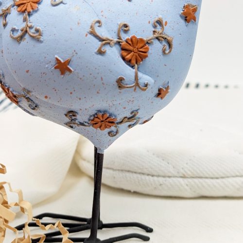 Purrfect Cat on Chicken Figurine